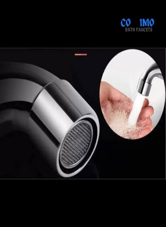 Cossimo Jazz Zinc Alloy Wall Mounted Long Body Bib Cock Tap with Wall Flange (Chrome Finish), Pack of 1 - Image 5